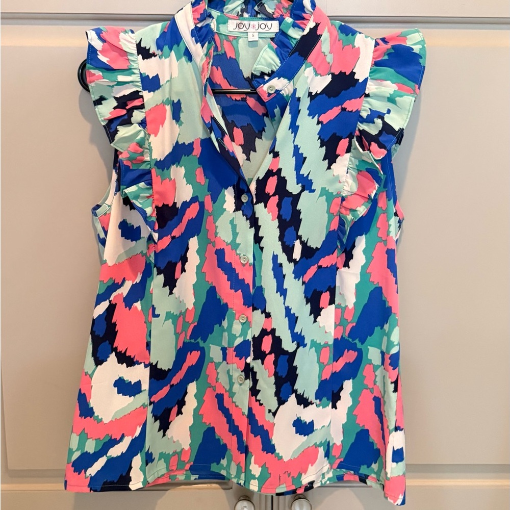 Joy joy ruffle blouse - Picture 1 of 6